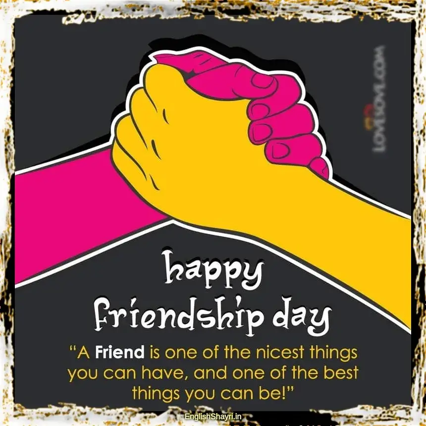 friendship day shayari in english with images