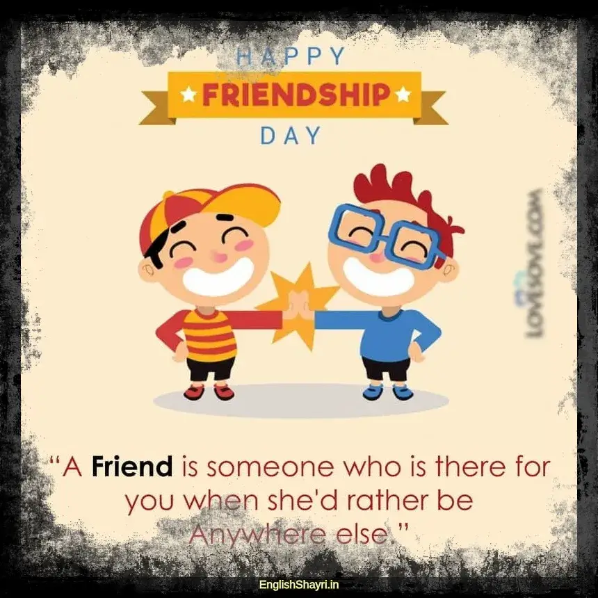 friendship day shayari in english with images