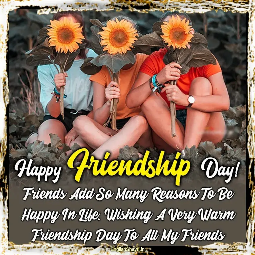 friendship day shayari in english with images