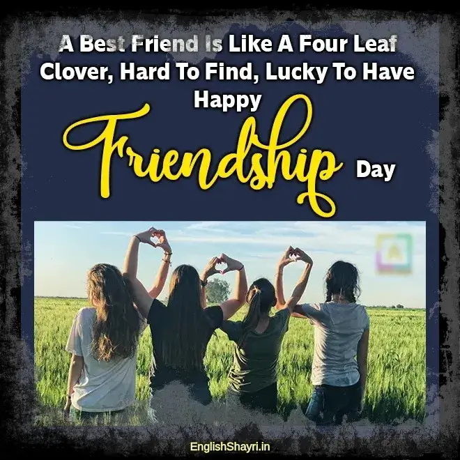 friendship day shayari in english with images