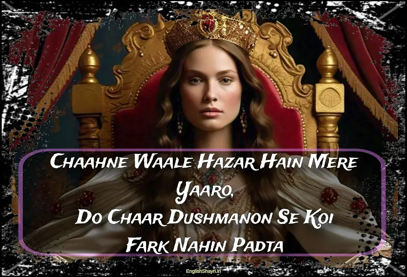 royal attitude shayari english hindi