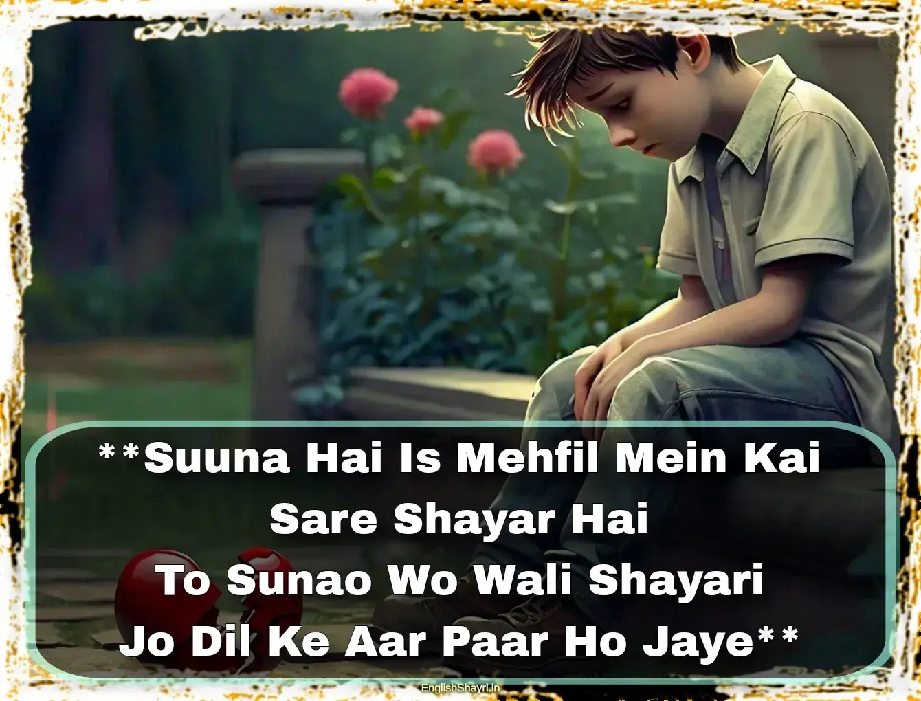 sad shayari english in hindi