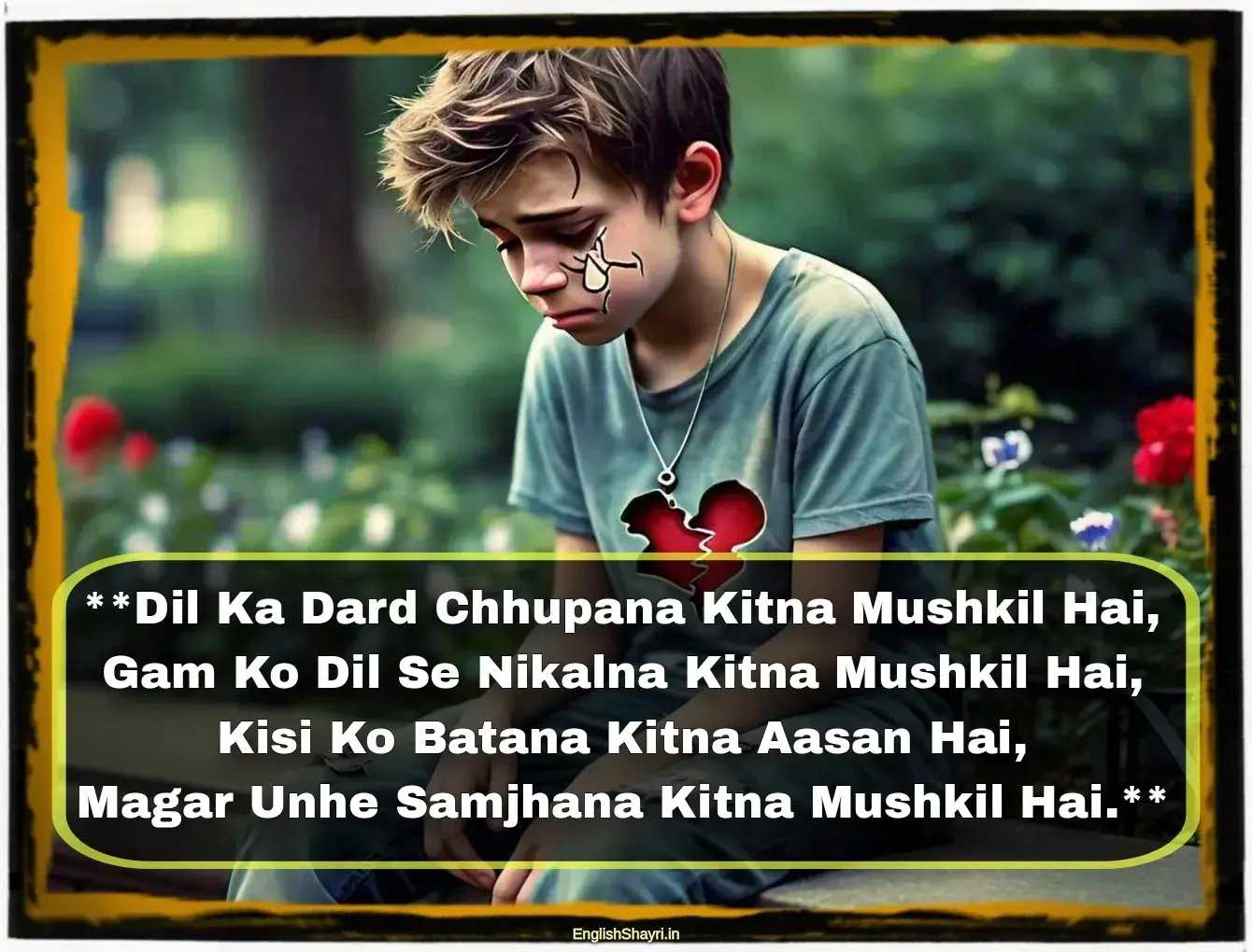 sad shayari english in hindi