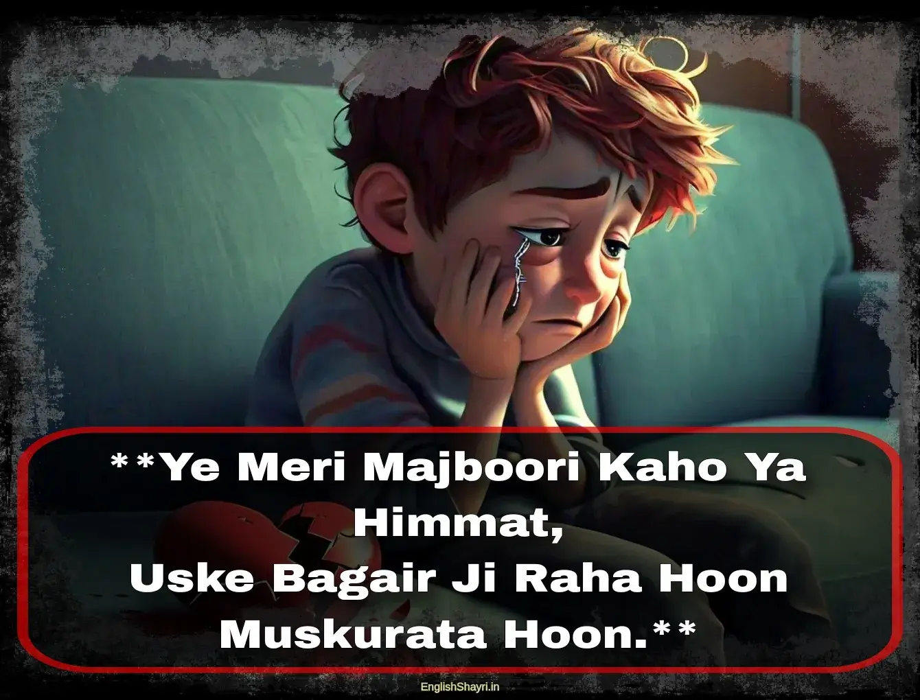 sad shayari english in hindi