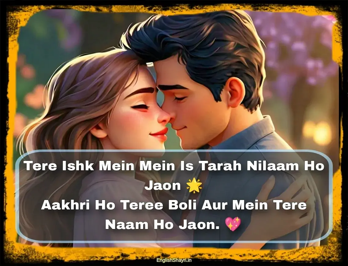 2 line love shayari hindi english