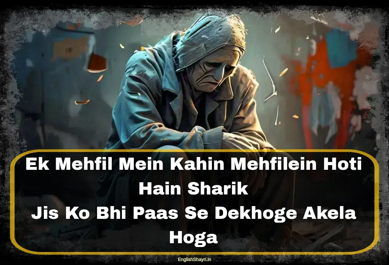 akelepan zindagi ki dard bhari shayari