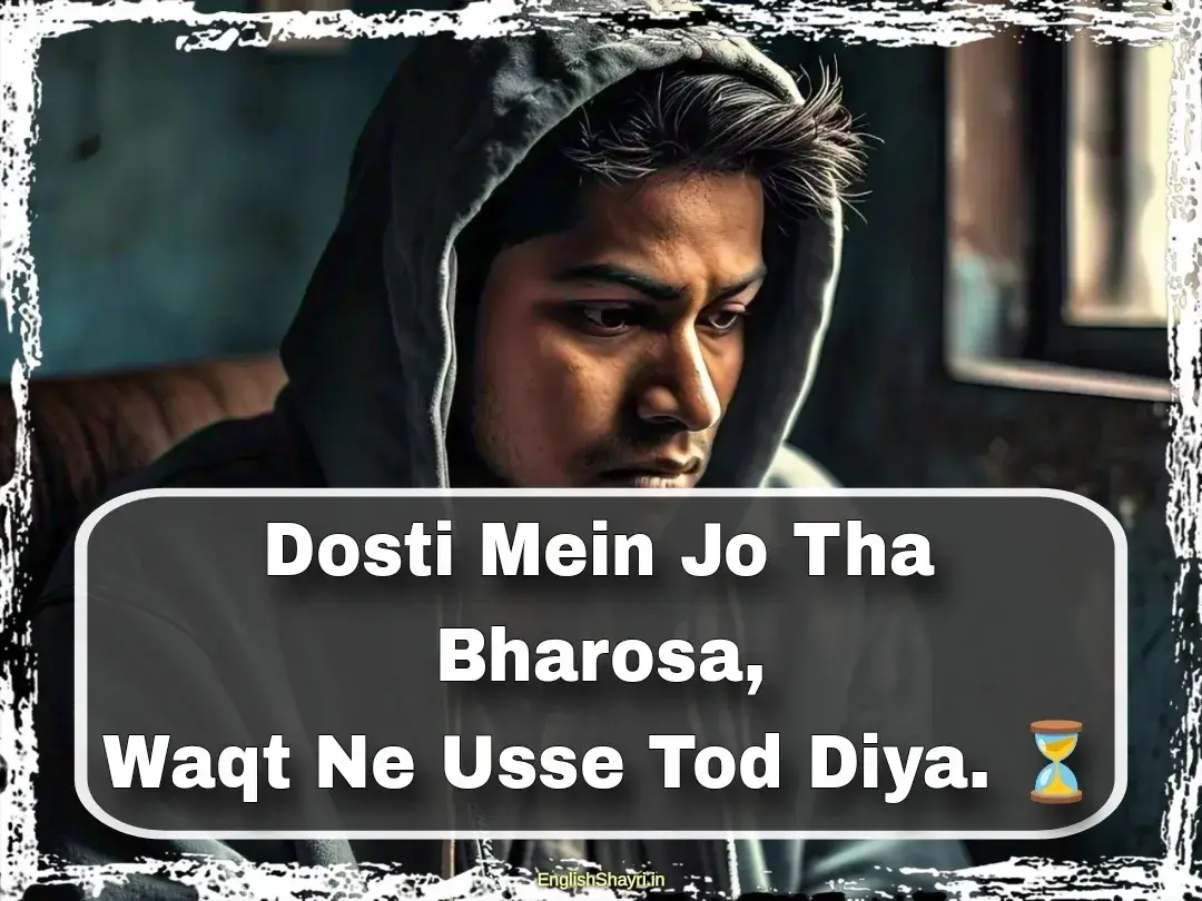 dosti sad shayari