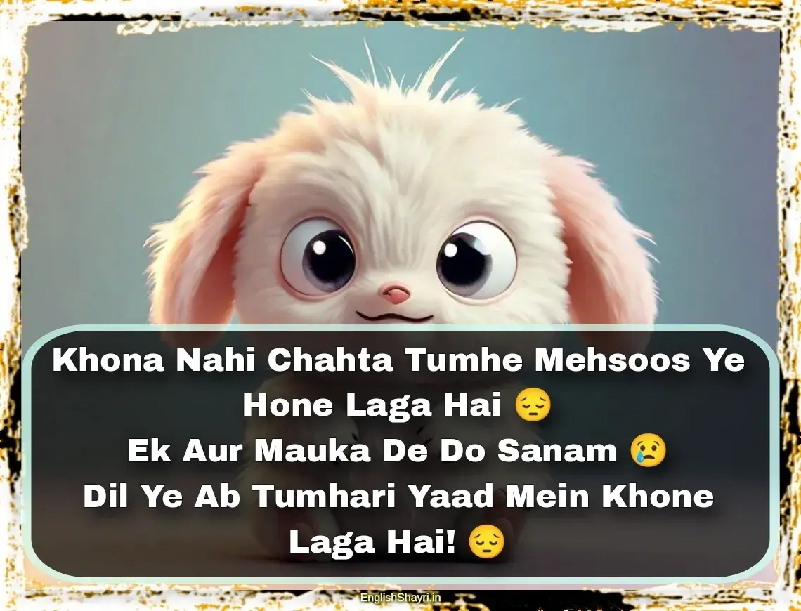 feeling sorry shayari