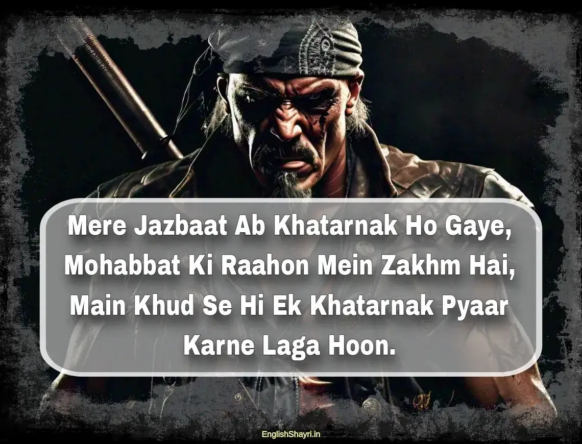 khatarnak attitude shayari