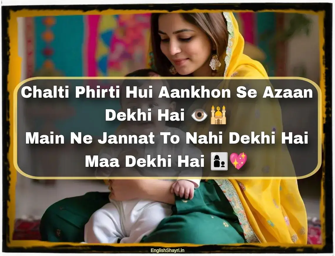 maa ke liye shayari in english