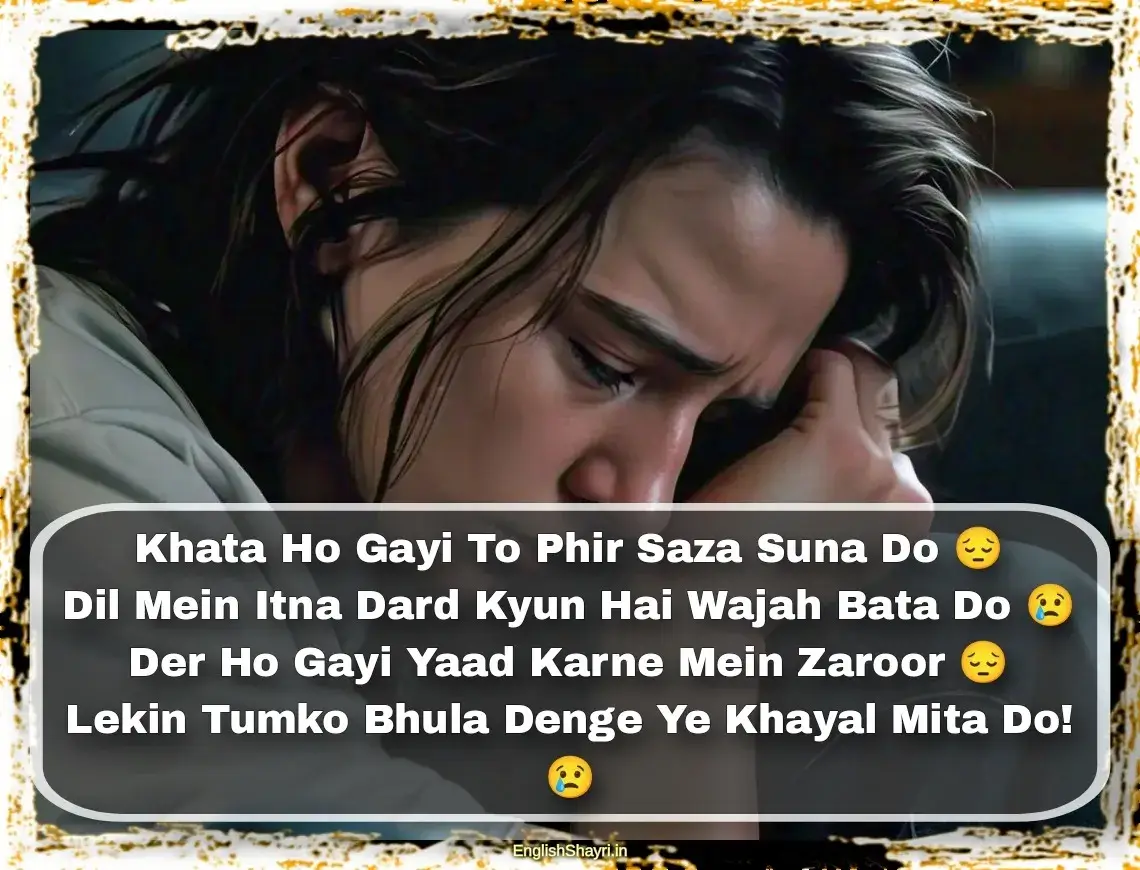 hurt sorry shayari