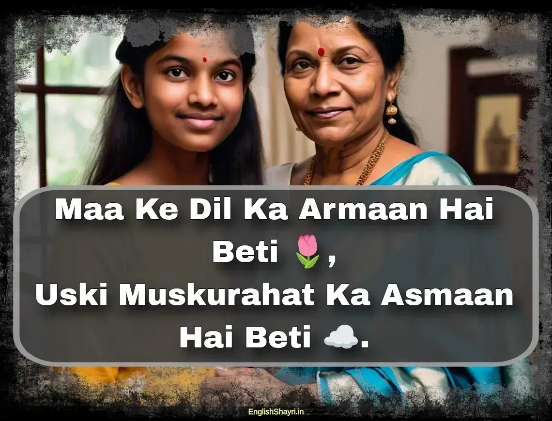 maa beti ki shayari