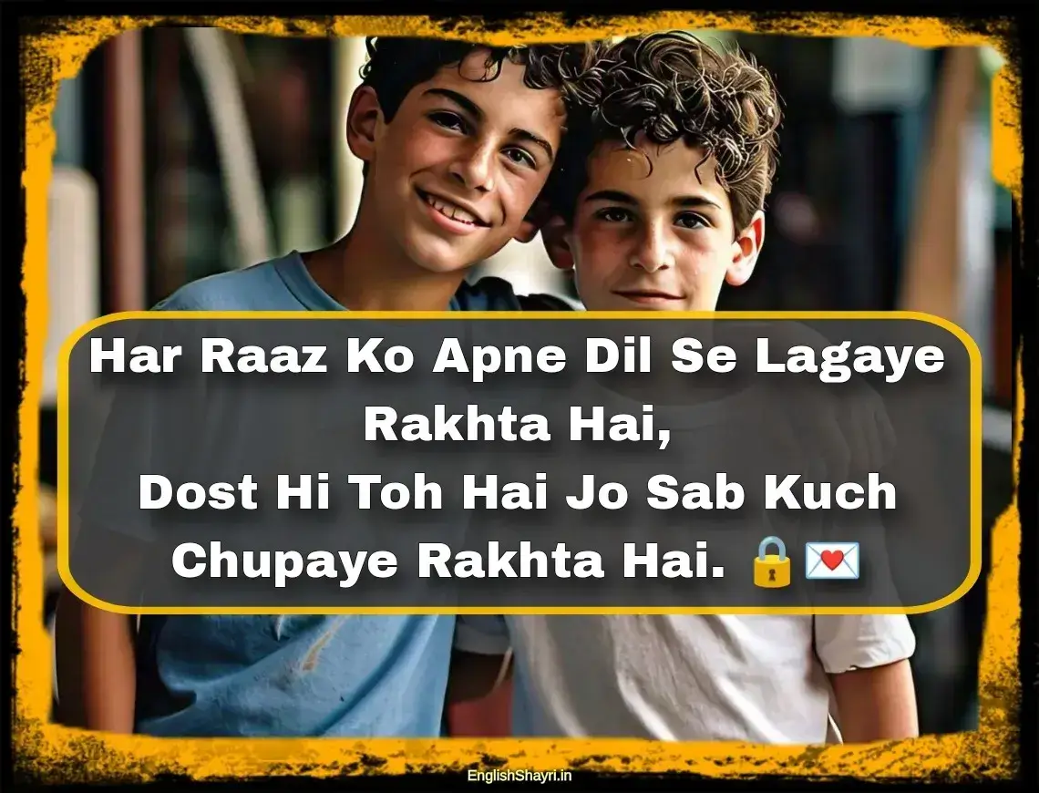 trust friendship shayari