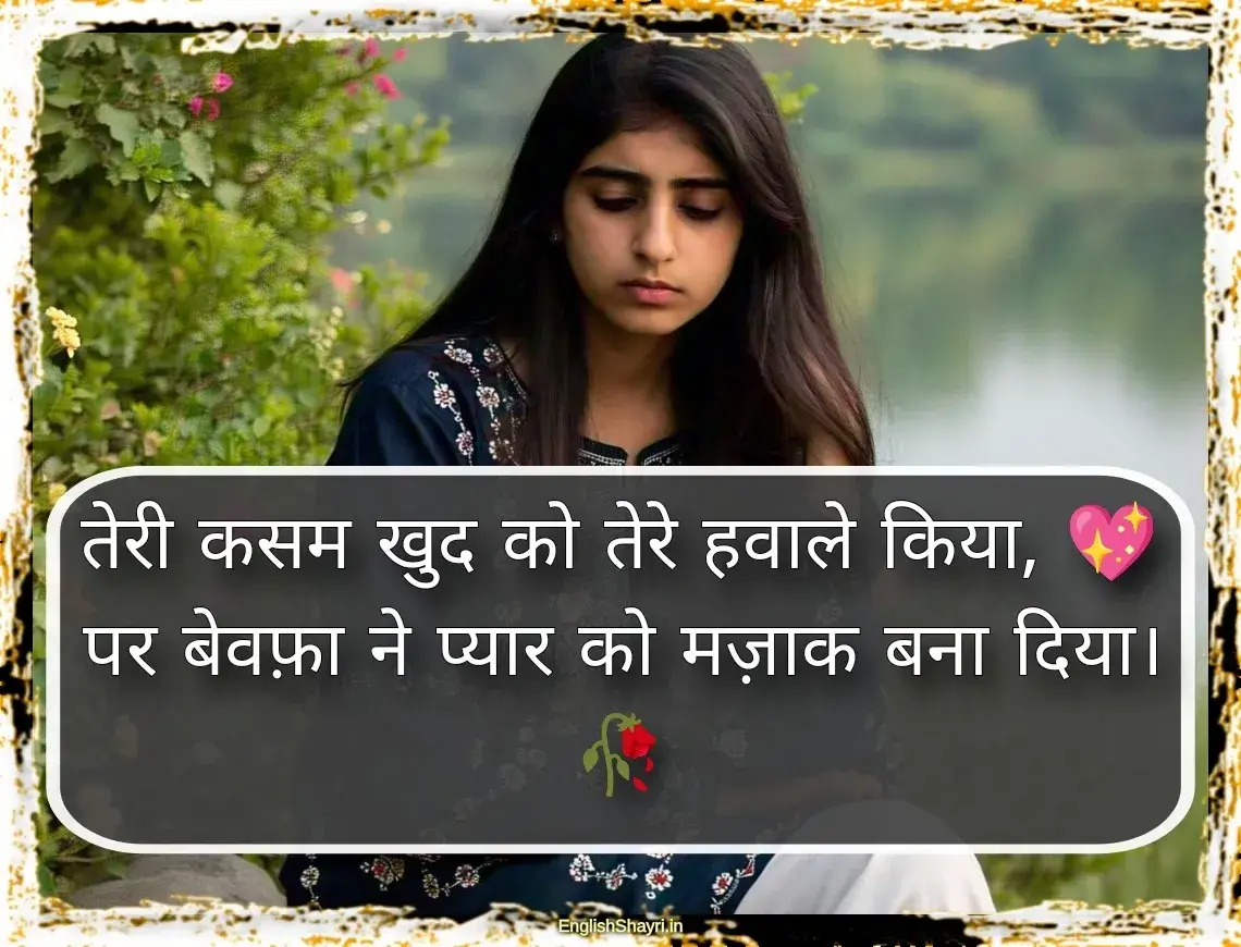 bewafa girl shayari