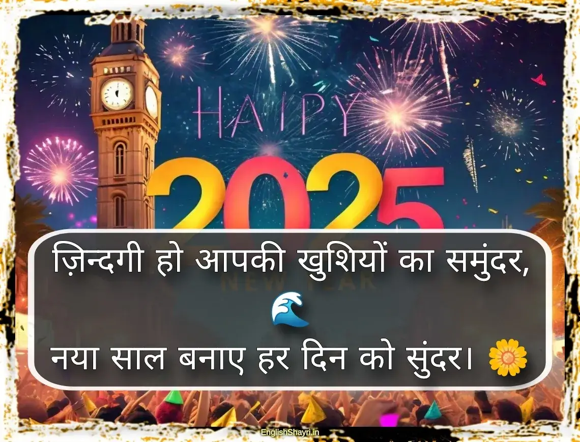 2 line happy new year 2025 shayari