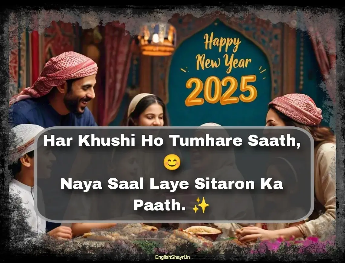 happy new year 2 line shayari