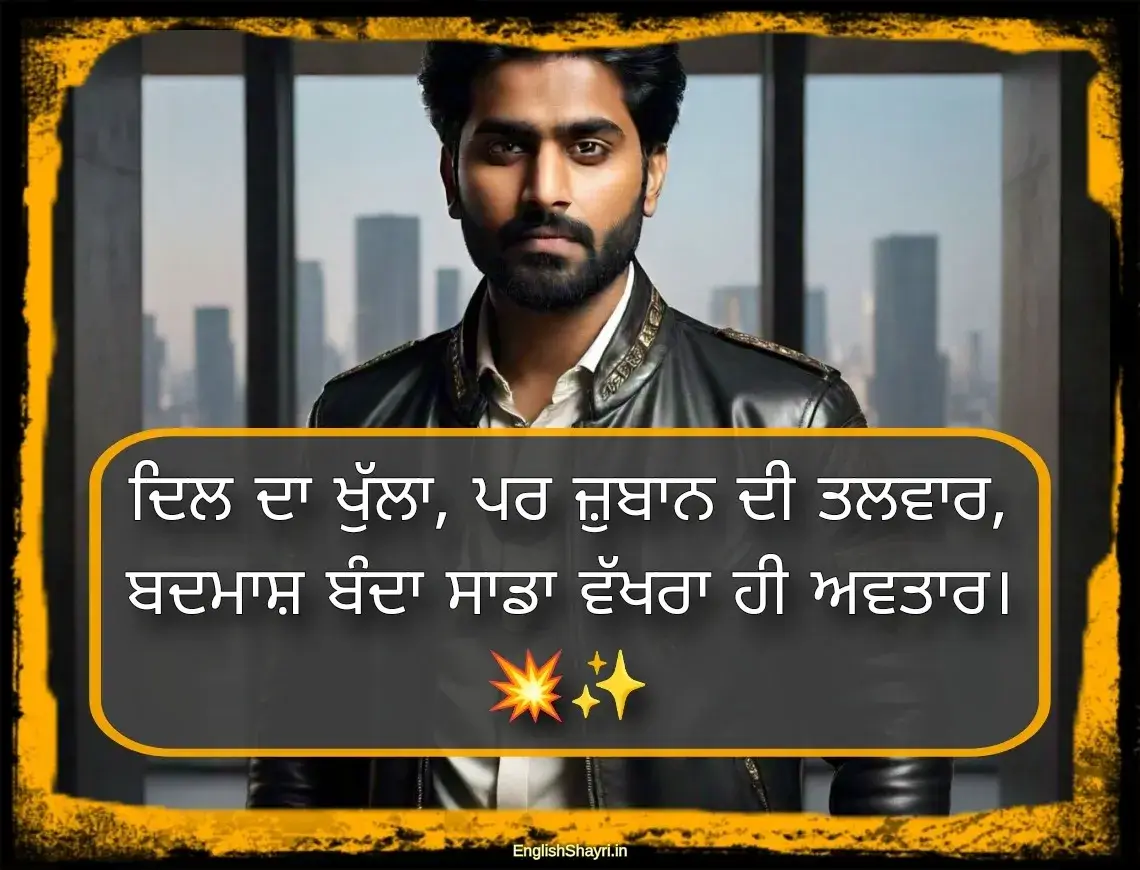 badmashi shayari punjabi