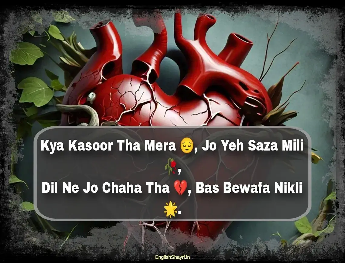 bewafa dard bhari shayari