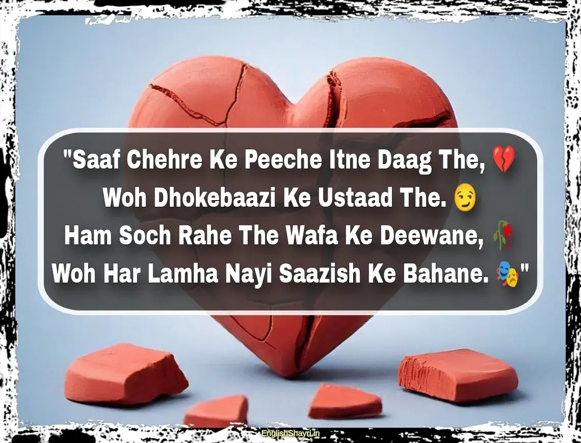 dhokebaaz shayari in english