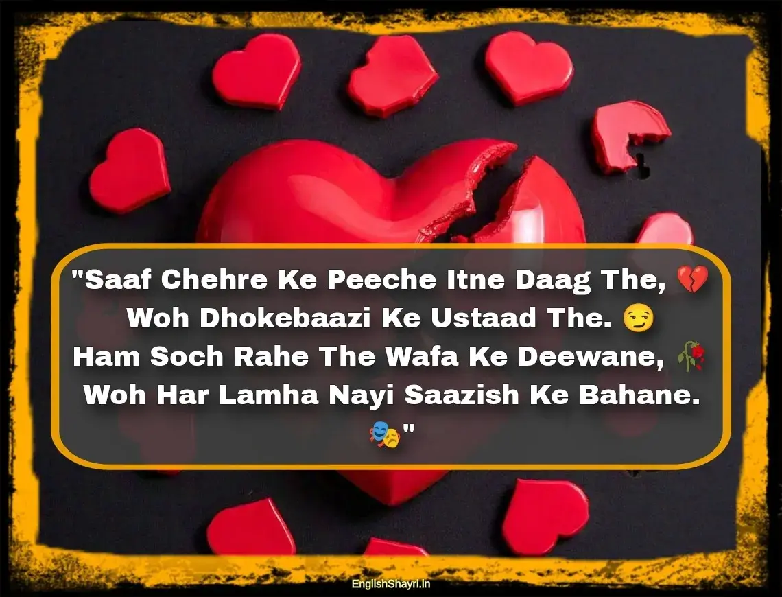 dhokebaaz shayari in english