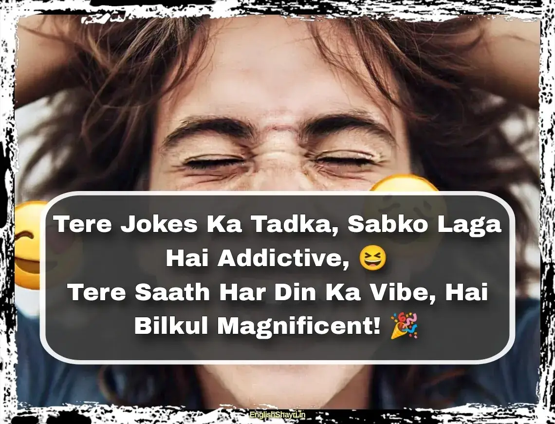 funny english shayari for friend