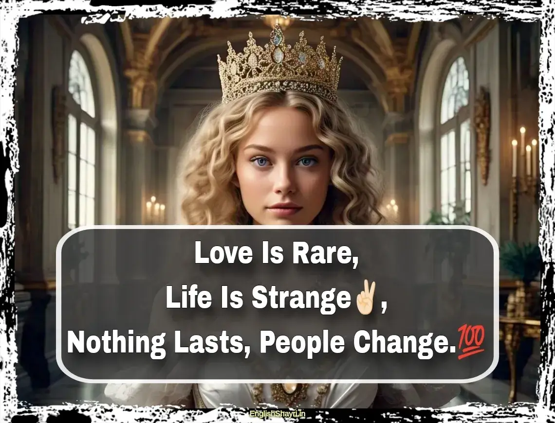 royal attitude status image in english for girl