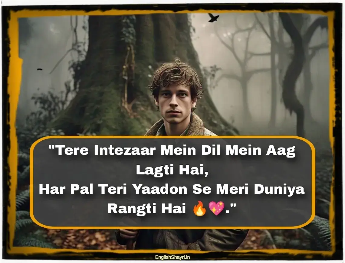 shayari on intezaar in english