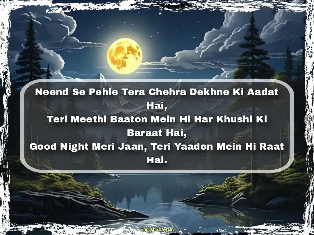 beautiful emotional good night shayari