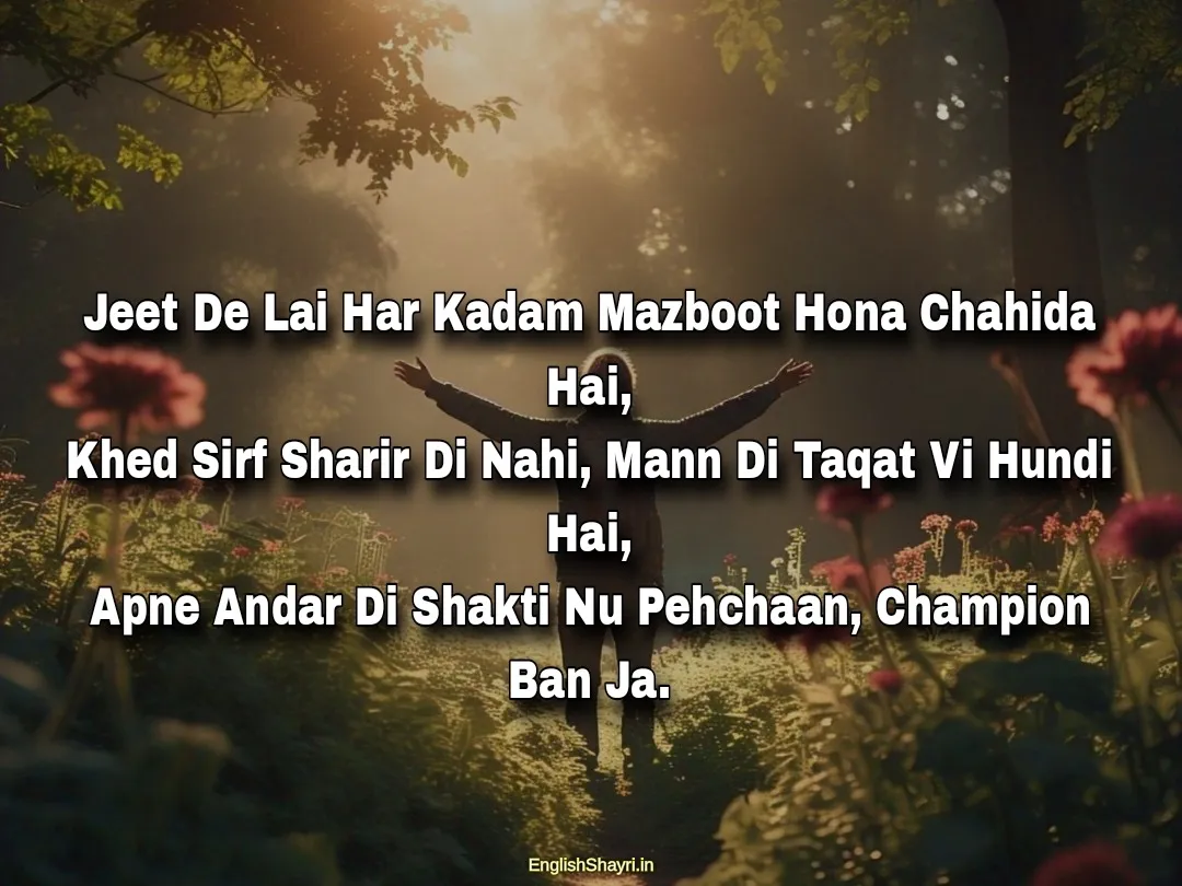 Motivational Sports shayari in Punjabi