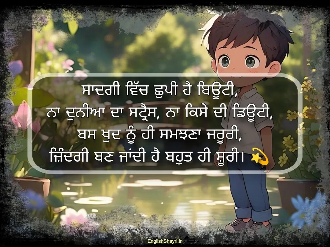 punjabi shayari on sadgi